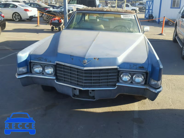 1969 CADILLAC COUPE DEVI J9317738 зображення 9