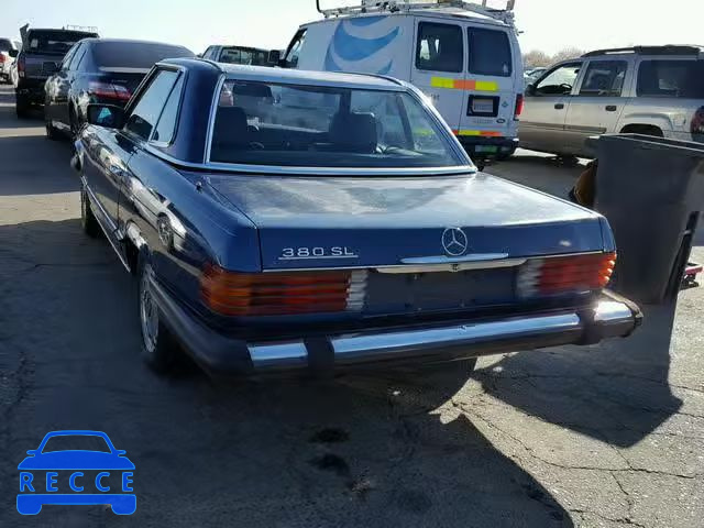 1985 MERCEDES-BENZ 380 SL WDBBA45C3FA019630 image 2