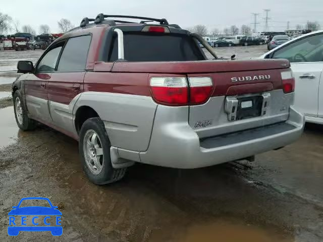 2004 SUBARU BAJA TURBO 4S4BT63C445101202 image 2