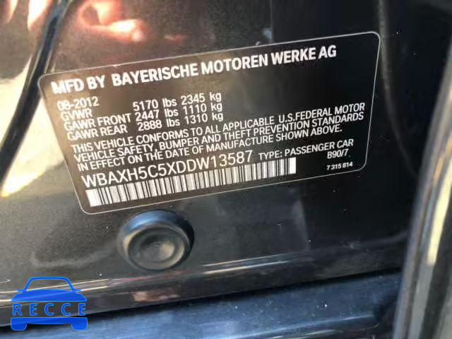 2013 BMW 528 XI WBAXH5C5XDDW13587 Bild 9