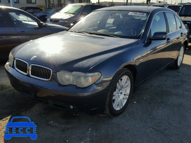 2002 BMW 745 I WBAGL63442DP53367 image 1