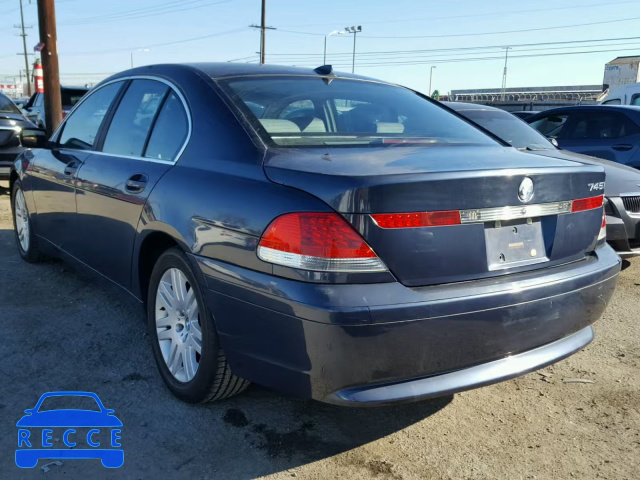 2002 BMW 745 I WBAGL63442DP53367 image 2