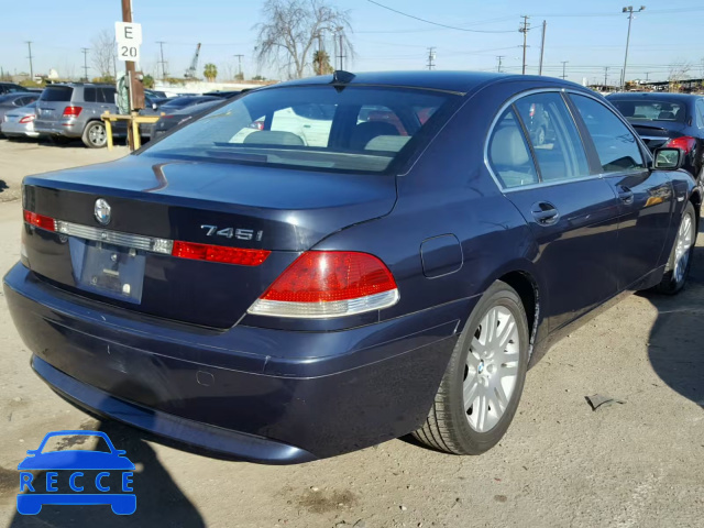 2002 BMW 745 I WBAGL63442DP53367 image 3