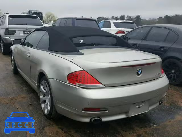 2007 BMW 650 I WBAEK13587CN84022 Bild 2