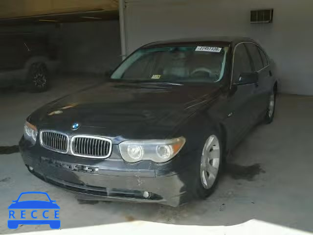 2002 BMW 745 I WBAGL63472DP50754 image 1