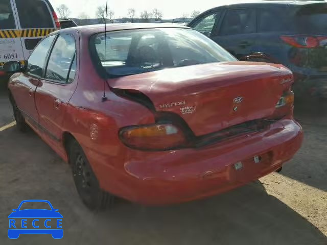 1998 HYUNDAI ELANTRA KMHJF24M0WU715823 image 2