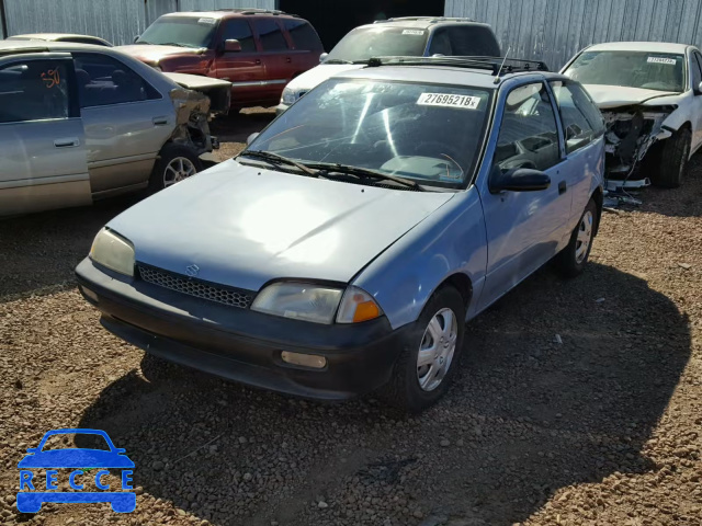 1990 SUZUKI SWIFT JS2AC35S9L5103406 image 1