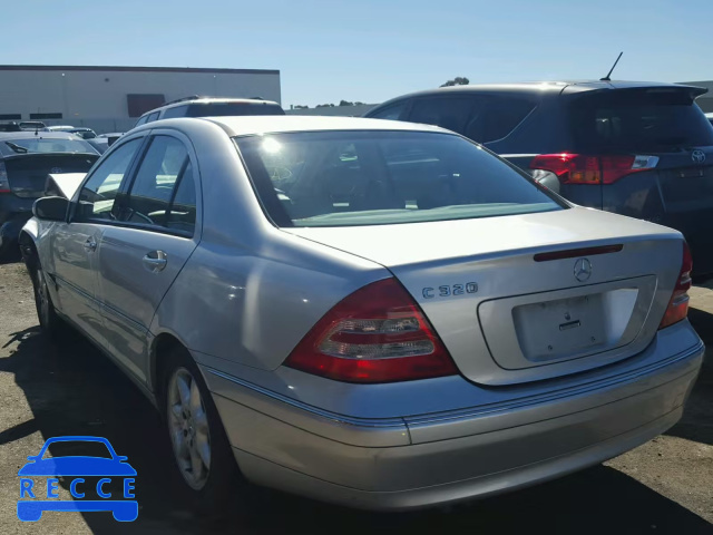 2004 MERCEDES-BENZ C 320 WDBRF64J94F505404 image 2