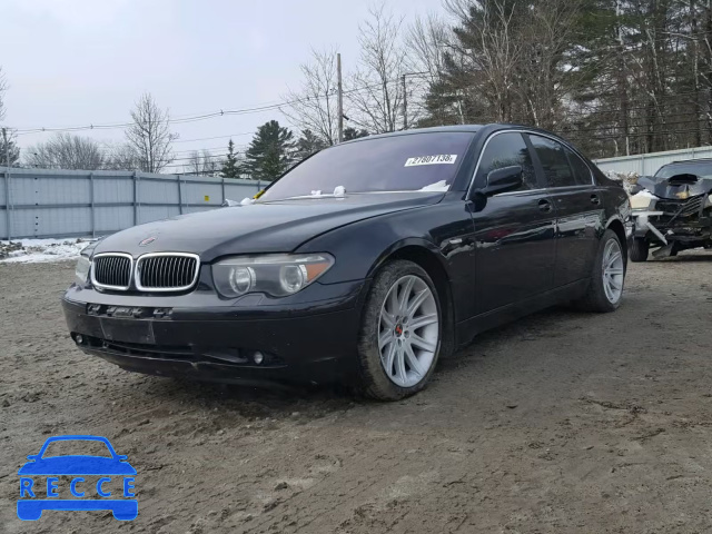 2002 BMW 745 I WBAGL63442DP60321 image 1