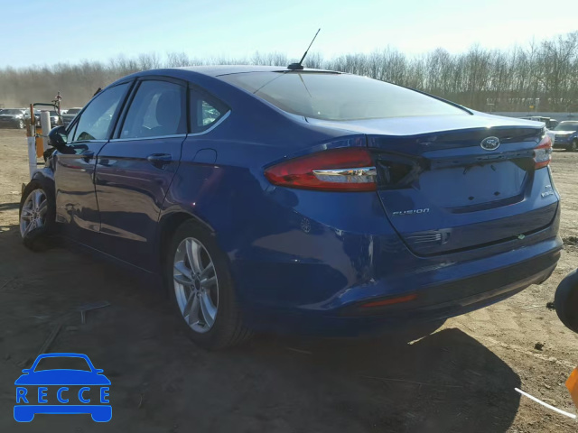 2018 FORD FUSION SE 3FA6P0LU5JR138760 image 2
