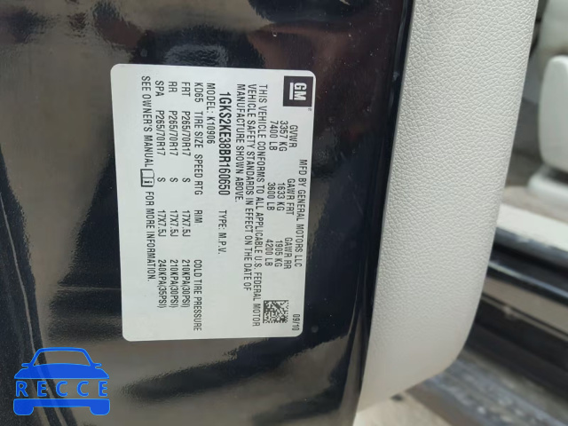 2011 GMC YUKON XL K 1GKS2KE38BR160650 image 9