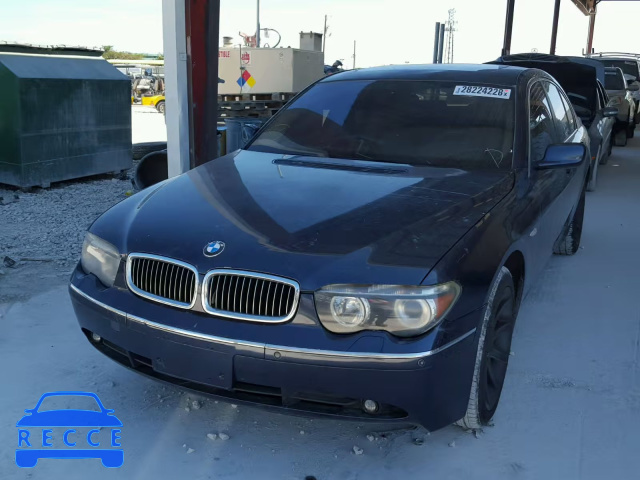 2004 BMW 745 I WBAGL63424DP71322 image 1