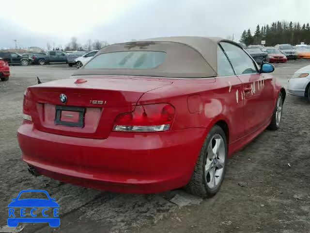 2008 BMW 128 I WBAUL73598VE89943 image 3