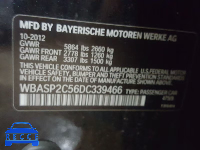 2013 BMW 535 XIGT WBASP2C56DC339466 Bild 9