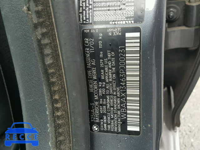 2003 BMW 325 IT WBAAX13463PJ00231 image 9