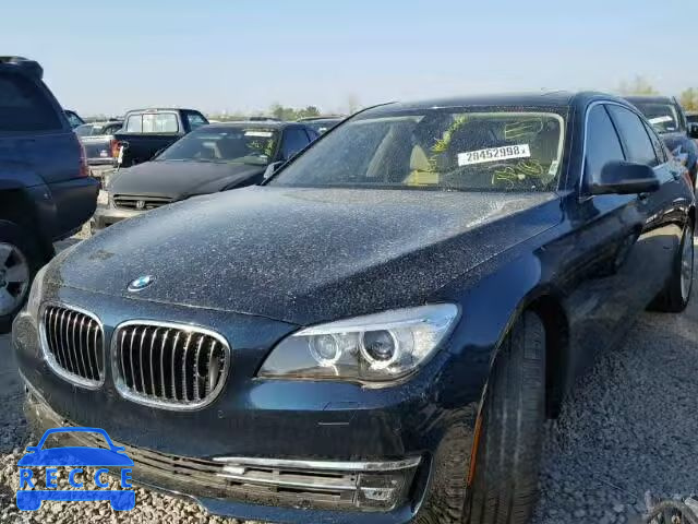 2014 BMW 750 LXI WBAYF8C50ED653707 зображення 1