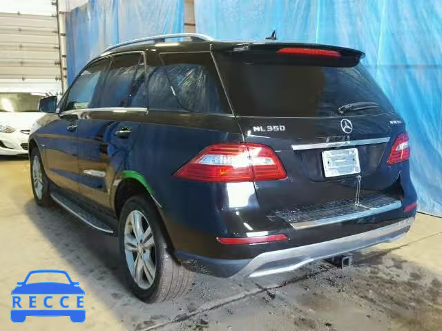 2012 MERCEDES-BENZ ML 350 BLU 4JGDA2EB3CA052589 зображення 2