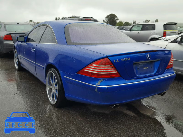 2003 MERCEDES-BENZ CL 500 WDBPJ75J03A035530 зображення 2