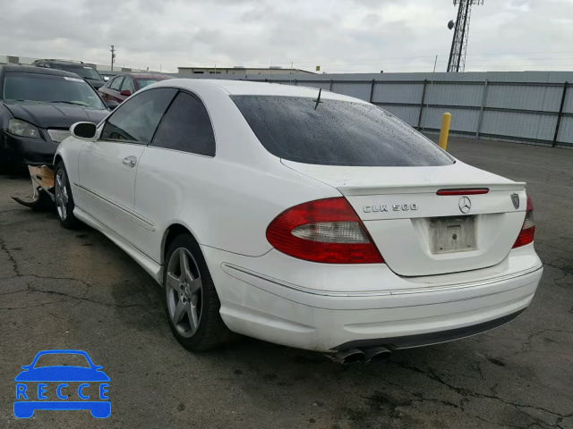 2006 MERCEDES-BENZ CLK 500 WDBTJ75J46F168152 image 2