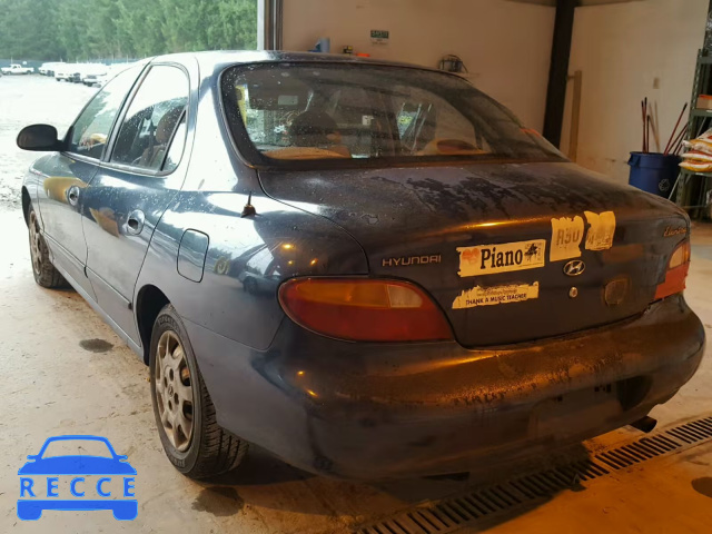 1998 HYUNDAI ELANTRA KMHJF24M9WU695409 image 2