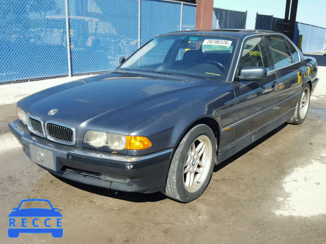 2000 BMW 750 IL WBAGJ0343YDD73810 image 1