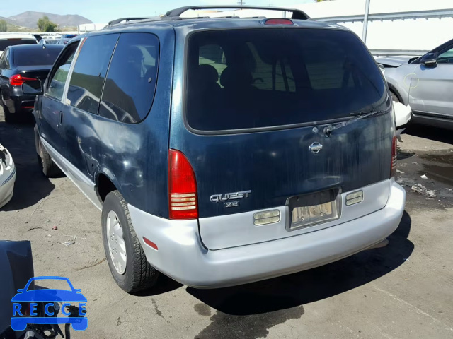 1998 NISSAN QUEST XE 4N2ZN1118WD827460 image 2