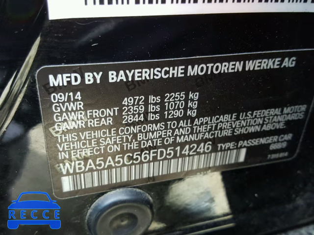 2015 BMW 528 I WBA5A5C56FD514246 image 9