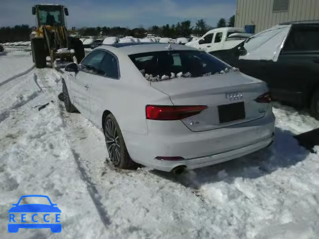 2018 AUDI A5 PREMIUM WAUPNAF54JA000911 image 2