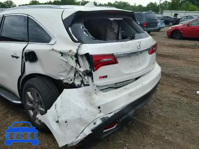 2016 ACURA MDX ADVANC 5FRYD4H9XGB035219 зображення 9