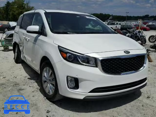 2017 KIA SEDONA EX KNDMC5C19H6261615 зображення 0