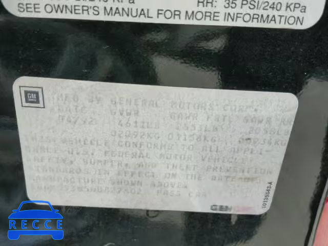 1992 CADILLAC SEVILLE 1G6KS53B5NU827802 image 9