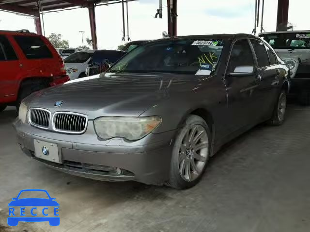 2005 BMW 745 I WBAGL635X5DP74351 зображення 1