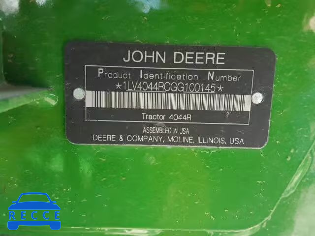 2017 JOHN DEERE TRACTOR 1LV4044RCGG100145 зображення 9