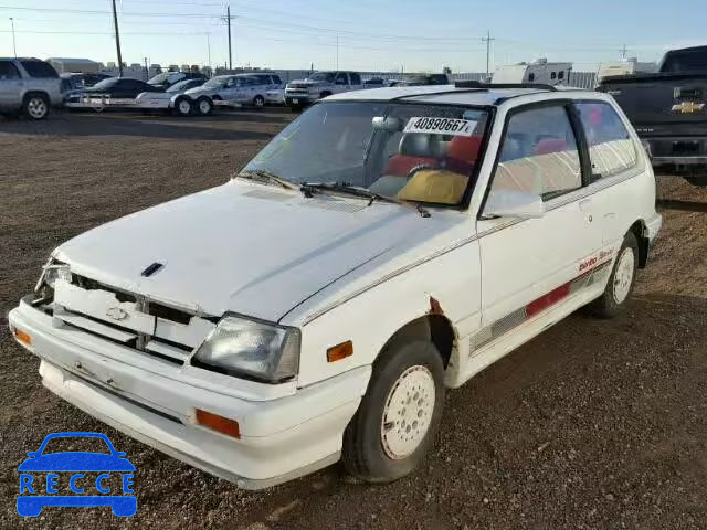 1987 CHEVROLET GEO SPRINT JG1MR212XHK762456 зображення 1