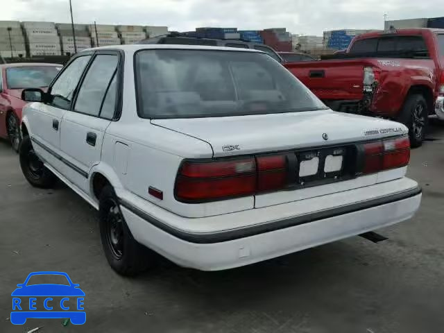 1992 TOYOTA COROLLA DL 2T1AE94A8NC193430 зображення 2