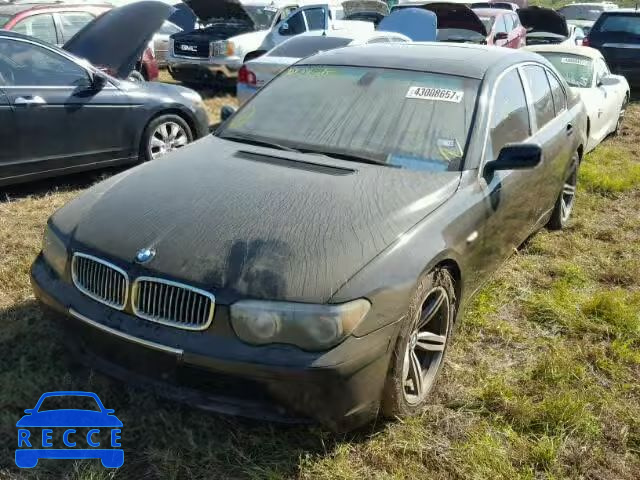 2002 BMW 745 I WBAGL63472DP56537 image 1