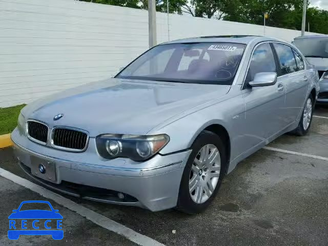 2002 BMW 745 LI WBAGN63432DR02734 зображення 1