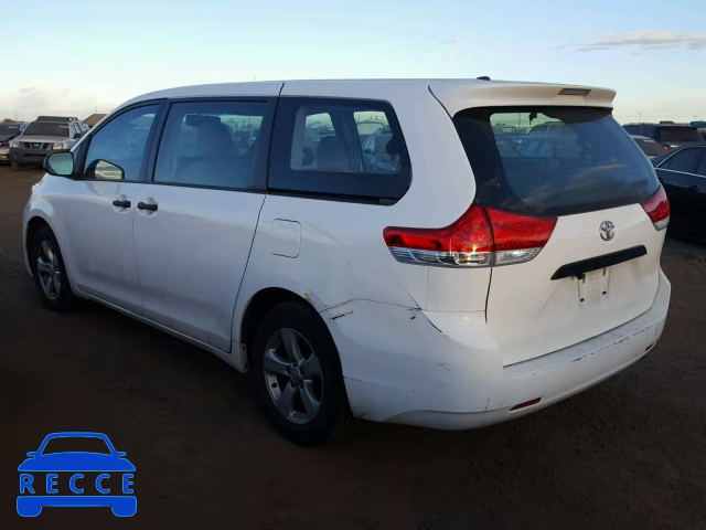 2013 TOYOTA SIENNA BAS 5TDZK3DC0DS383898 image 2
