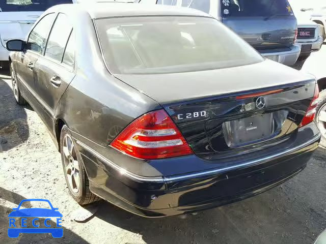 2007 MERCEDES-BENZ C 280 WDBRF54H17F852625 image 2