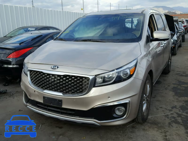 2015 KIA SEDONA SXL KNDME5C19F6046663 Bild 1