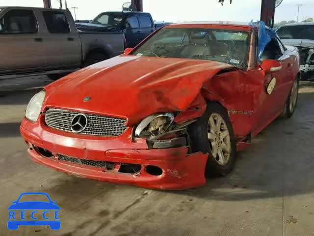 2001 MERCEDES-BENZ SLK 230 KO WDBKK49F41F236195 image 1