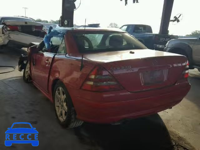 2001 MERCEDES-BENZ SLK 230 KO WDBKK49F41F236195 image 2