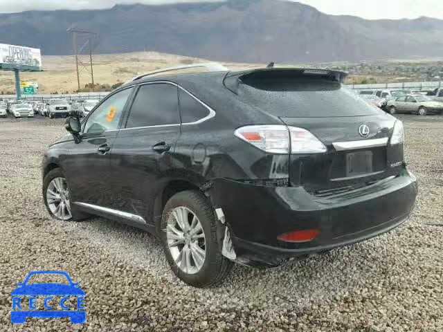 2011 LEXUS RX 450 JTJBC1BA6B2420510 зображення 2