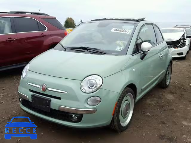 2015 FIAT 500 LOUNGE 3C3CFFCR0FT570623 image 1