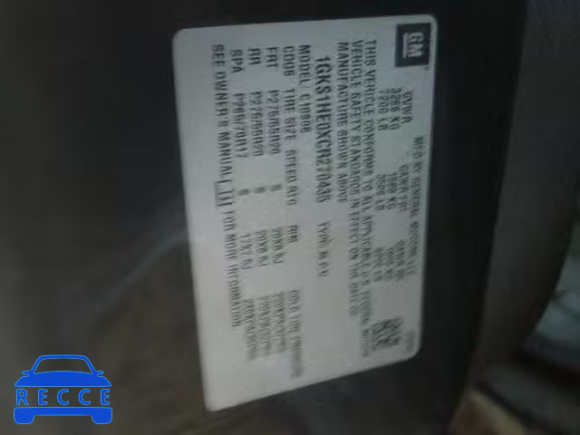 2012 GMC YUKON XL C 1GKS1HE0XCR270435 image 9
