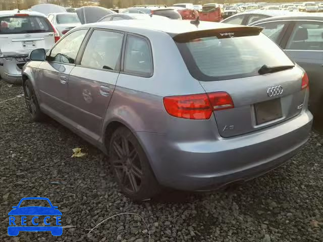 2009 AUDI A3 2.0T QU WAUKF78P29A076891 image 2