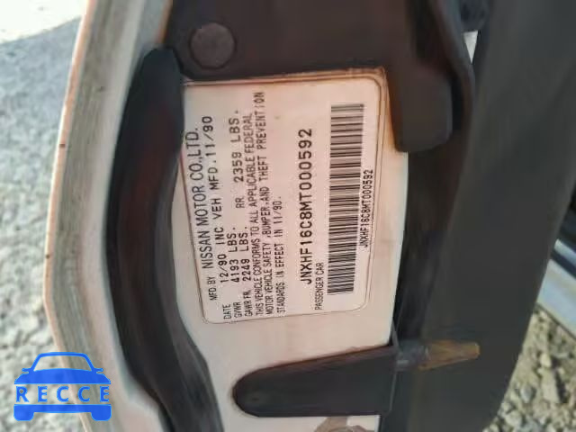 1991 INFINITI M30 JNXHF16C8MT000592 Bild 9