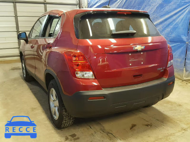 2015 CHEVROLET TRAX 1LS KL7CJPSB0FB100269 image 2