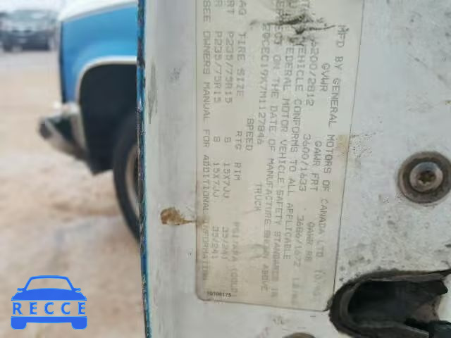 1991 CHEVROLET GMT-400 C1 2GCEC19K7M1127846 image 9