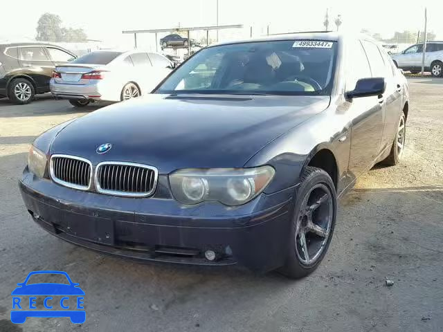 2002 BMW 745 I WBAGL63442DP56155 image 1